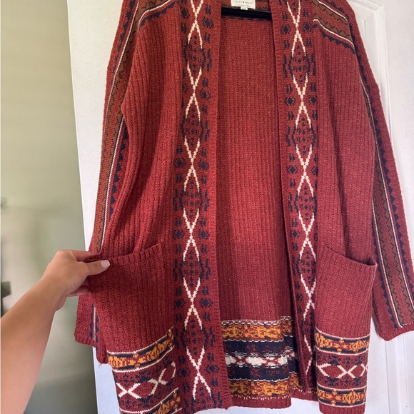 Lucky Brand Aztec Print Cardigan - Picture 2 of 5